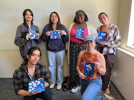 (Top row: Gina Hack, Tehya West, Cheryl Jenkins, Bella Burleigh, Bottom Row: Alexis Alvarez Figueroa, August LaPorte.