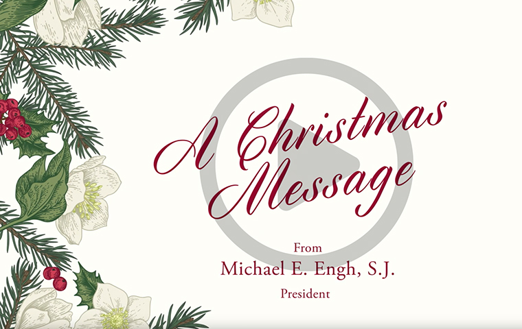 An invitation to view the annual Christmas video