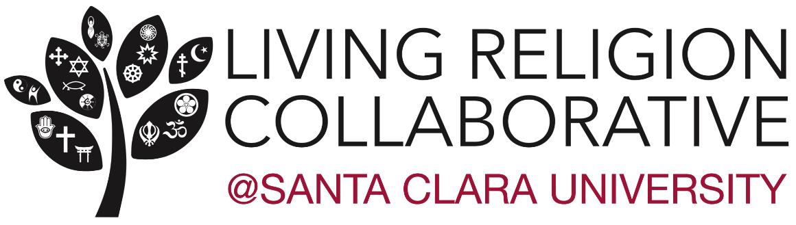 Living Religion Collaborative, Rowan University text with a tree logo on the left.