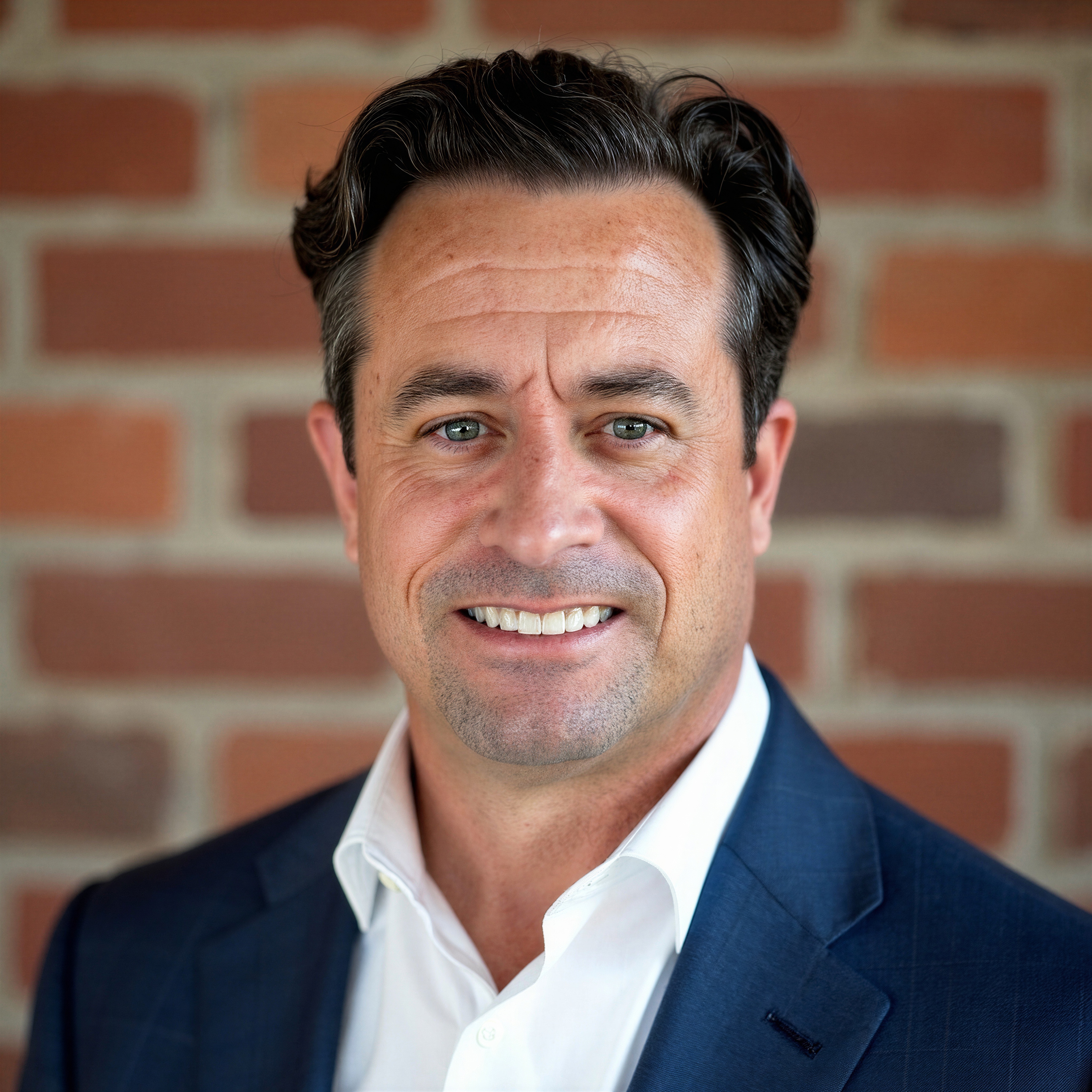 Man Smiling at Camera