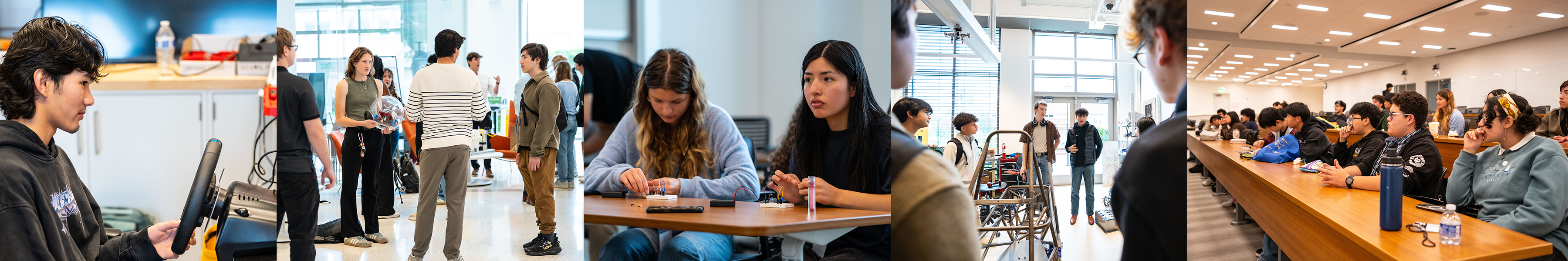 Collage of students doing activities from the 2026 SEEDs program